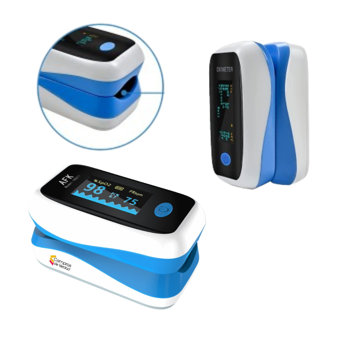 Miniatura 5 de Pulso Oximetro Adulto Pediatrico Curva